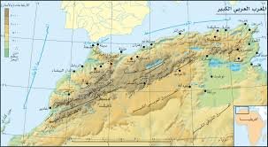 Carte géographique du Maroc 70/70