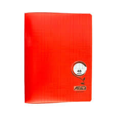 Cahier Piqué Séyès Polypro Rouge 17 x 22 48 P 90g