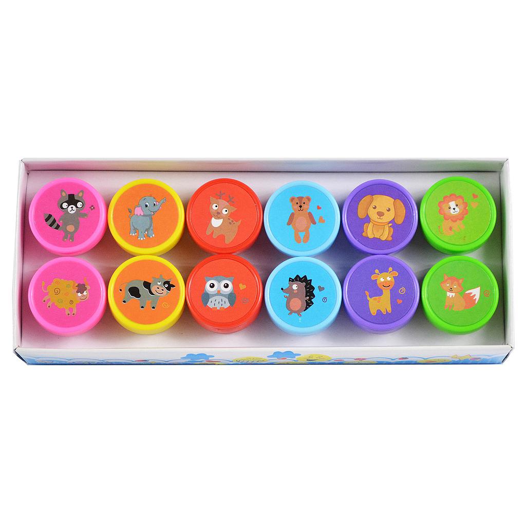 12 Tampons Ronds pour Enfant