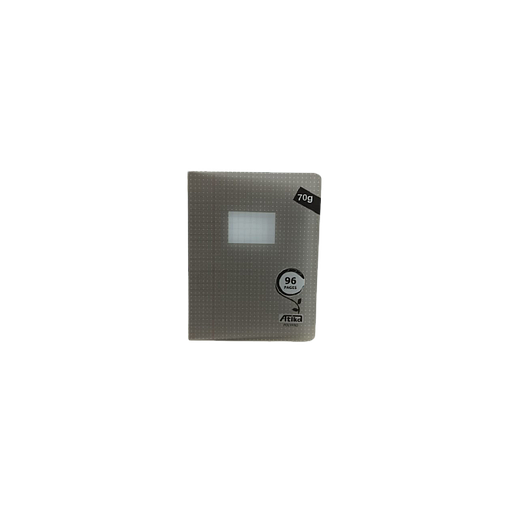 Cahier Piqué Séyès Polypro 96 P 17 x 22 70G Gris