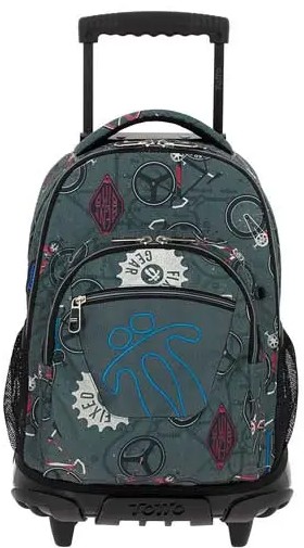 Cartable à Roulette 4 Compartiments