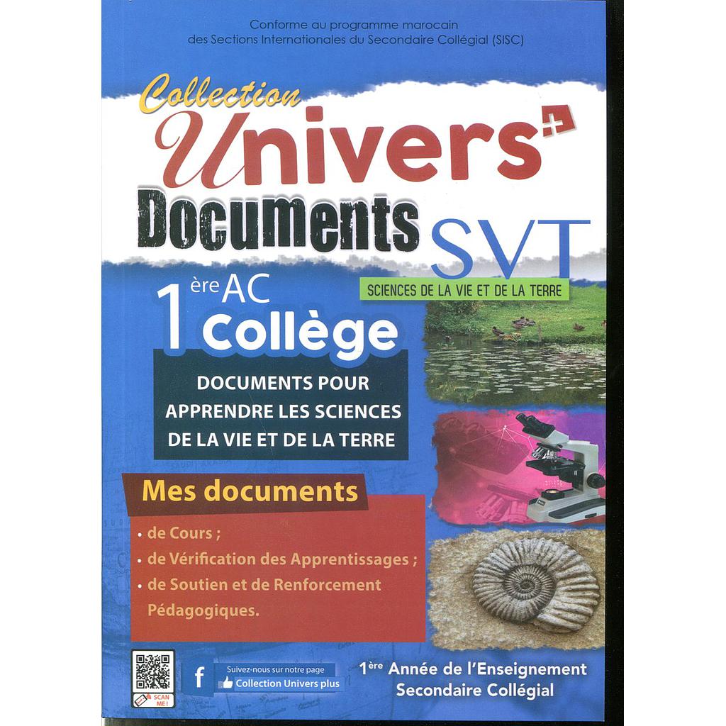 Univers SVT 1AC Document (1re Sem & 2e Sem)