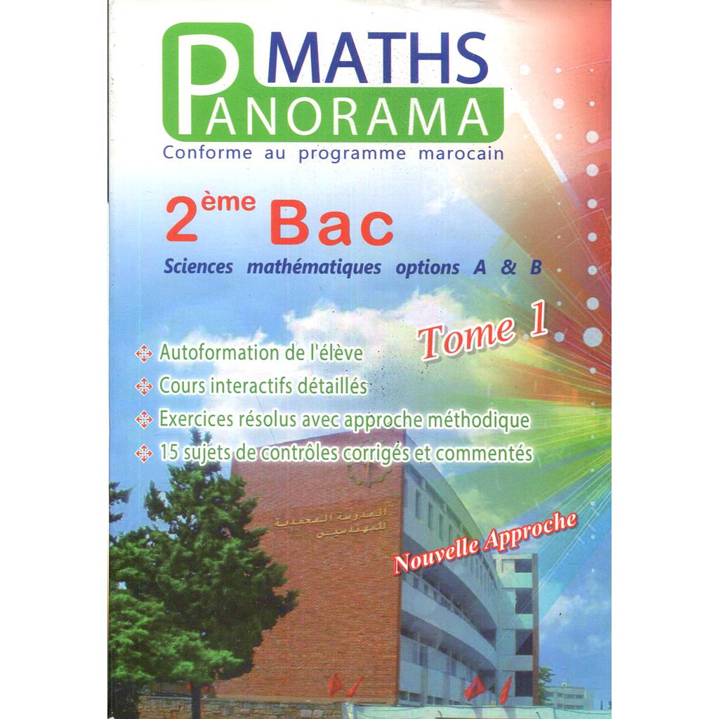 Panorama maths 2ème bac sciences maths option A&B tome 1 Exercices