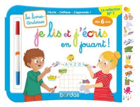 Je lis et j'écris en jouant !  - Avec 1 feutre effaçable 2 couleurs