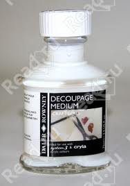 Medium Daler Rowney Decoupage Medium  - Acrylique - 75ml