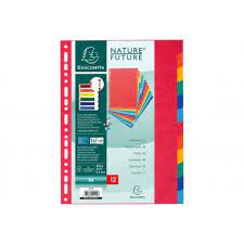Intercalaires A4 Carton 12 par Paquet