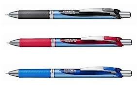 Stylo roller Pentel Energel  - Encre liquide - 0,7 - Noir