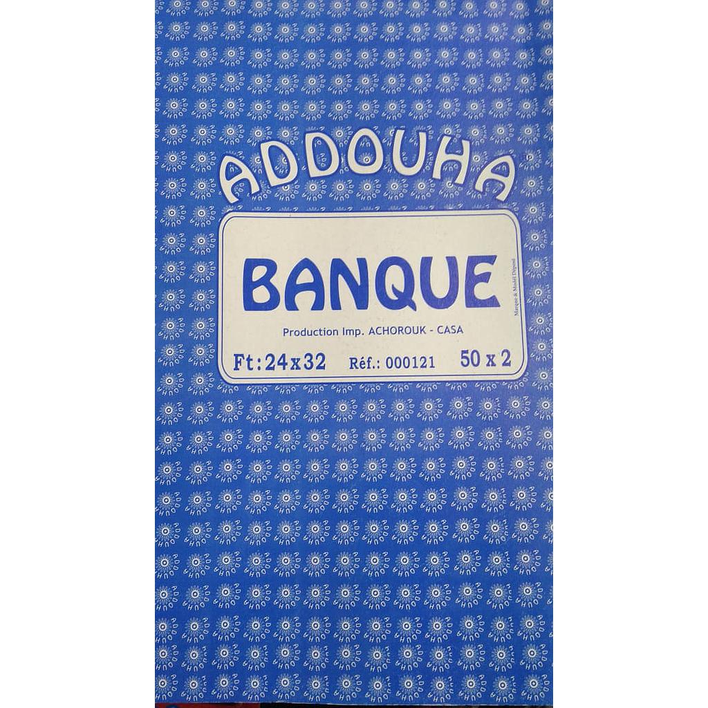 Registre de Banque 24x32 Addouha 50x2