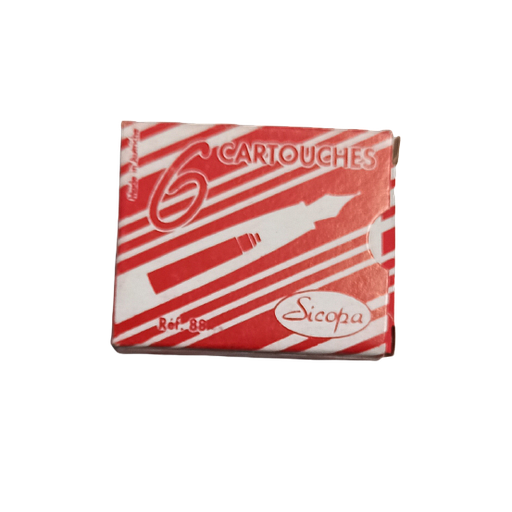 Cartouche d'encre  Rouge - Etui de 6