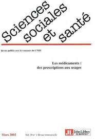 Revue Sciences Sociales et Sante N 1. Vol. 20. Mars 2002