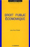 Droit public économique