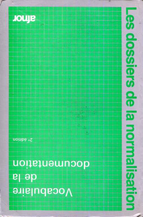 Vocabulaire de la documentation