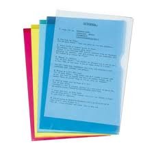 Pochette ouverte-coin Transparent