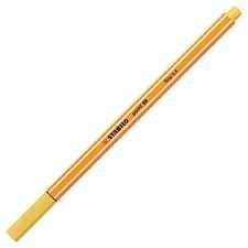 Stylos-feutres Stabilo  - Jaune - Unité - 0,4