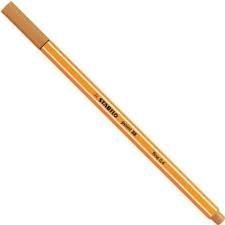 Stylos-feutres Stabilo  - ocre foncé - Unité - 0,4