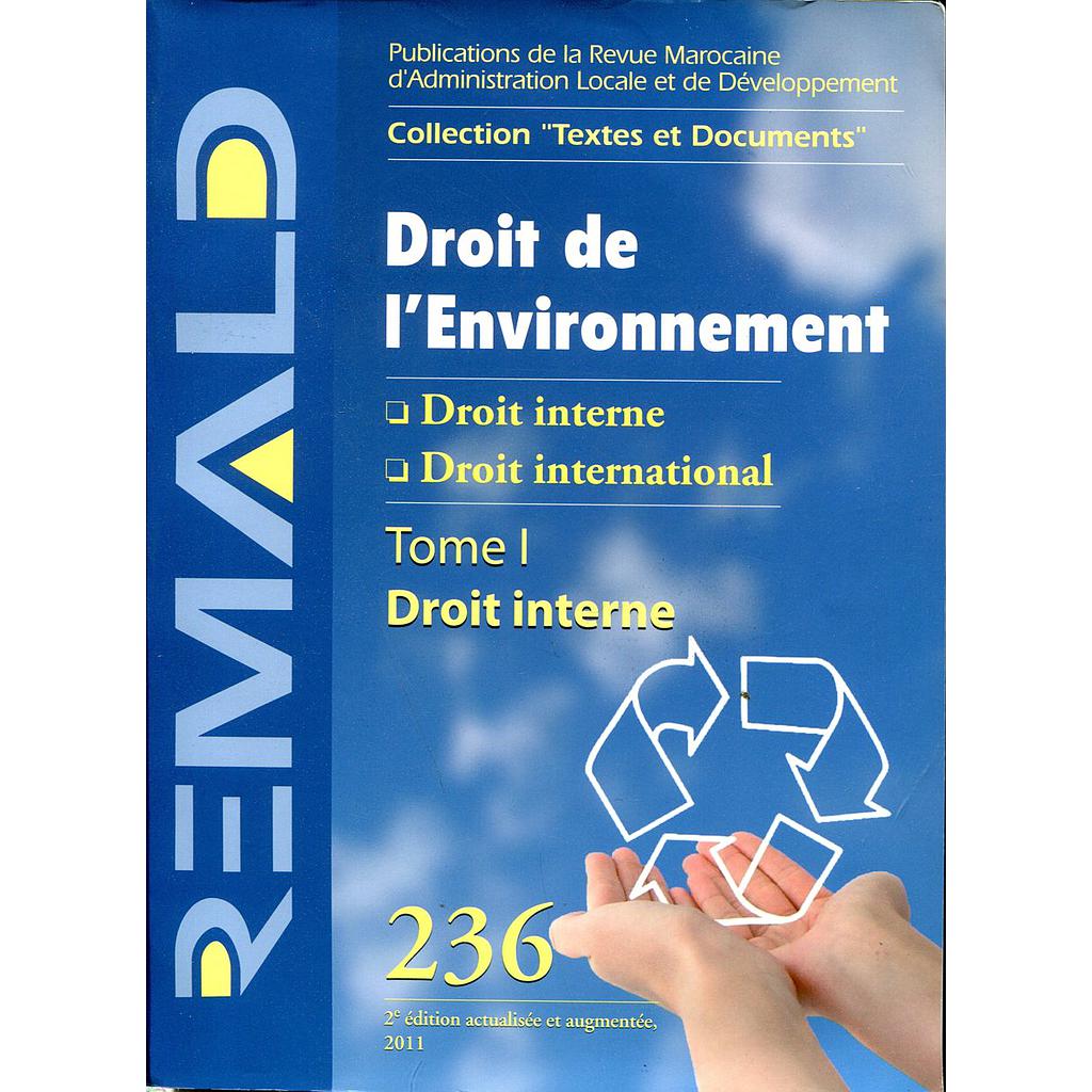 قانون البيئة الجزء الأول Droit de l'Environnement 236 T1