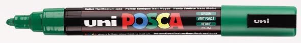 Marqueur Posca Vert Pointe Conique Moyenne