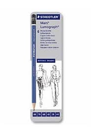 Crayons Mars Lumograph  6 crayons  pour croquis