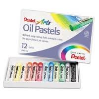 Pastel Pentel PHN-12  - 12 - Huile