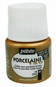 Peinture pour Porcelaine Pébéo 45ml Or