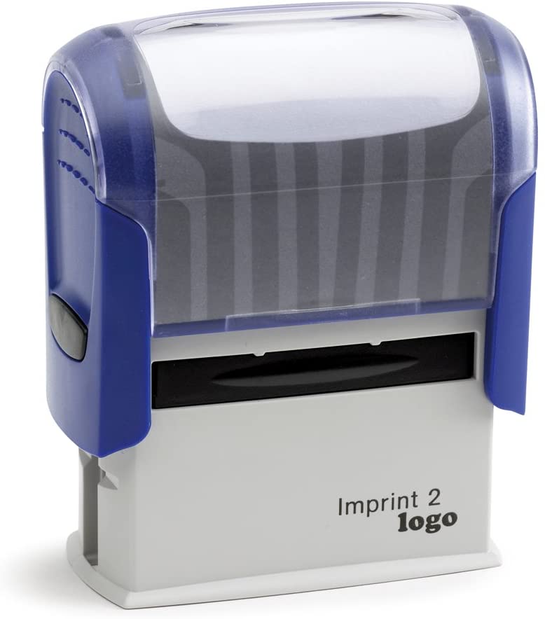 Cachet Logo - Rouge - 47 x 18 - nombre de lignes 5