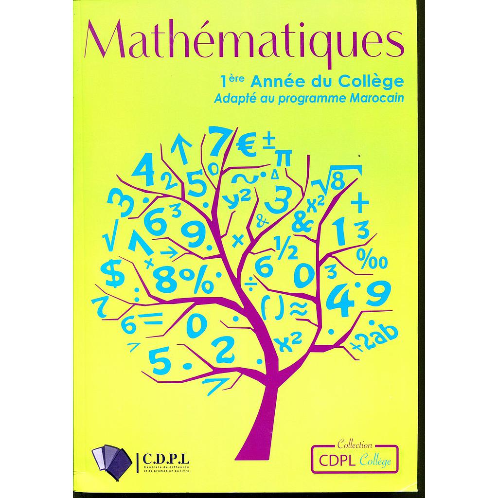 Mathématiques 1ème année du collège Fichier de l'élève adapté au programme Marocain