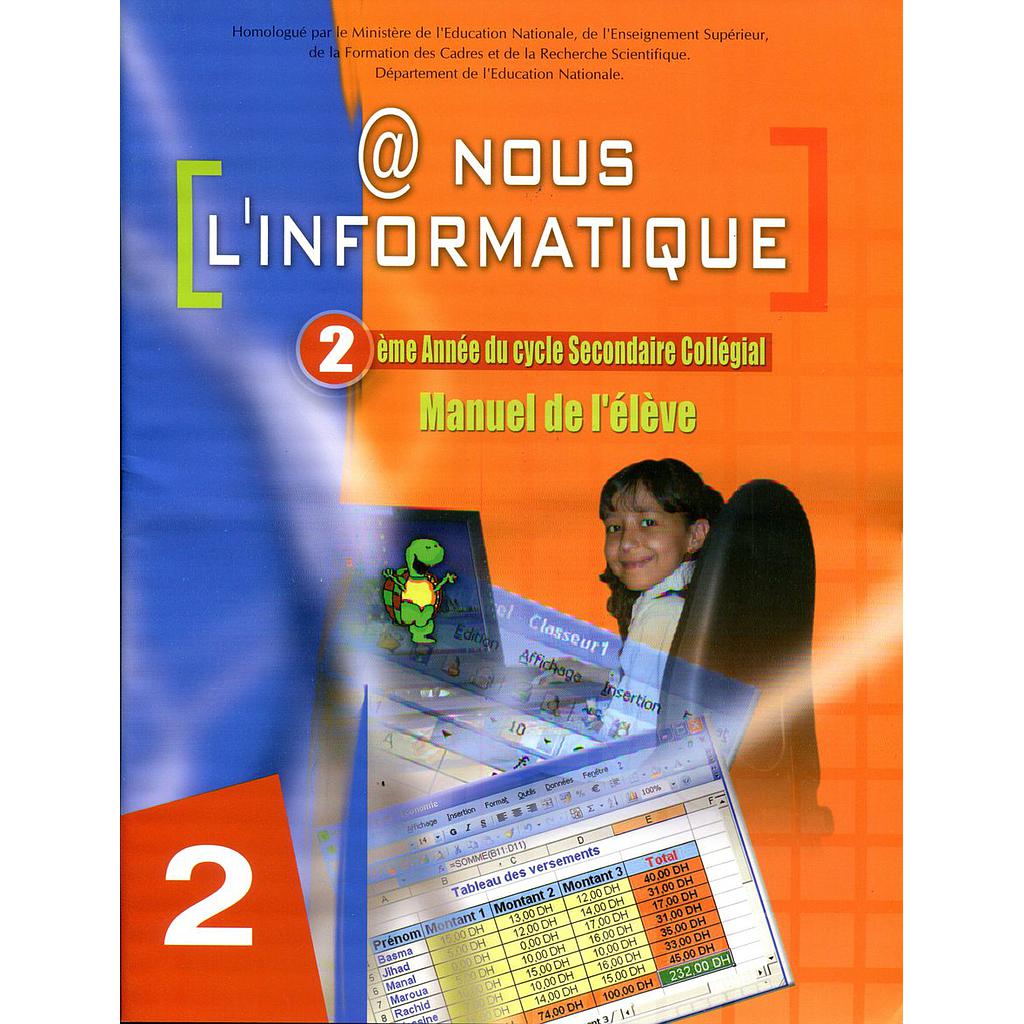 @ nous l'informatique 2ème année du cycle secondaire collégial- Manuel de l'élève