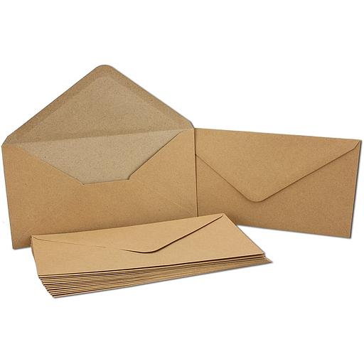 Paquet de 250 Enveloppe Kraft longue 240*375