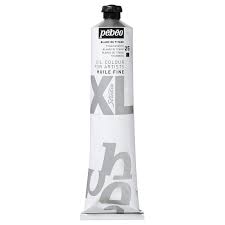 Peinture à l'huile Pébéo Fine XL   - 200ml - Blanc de Titane