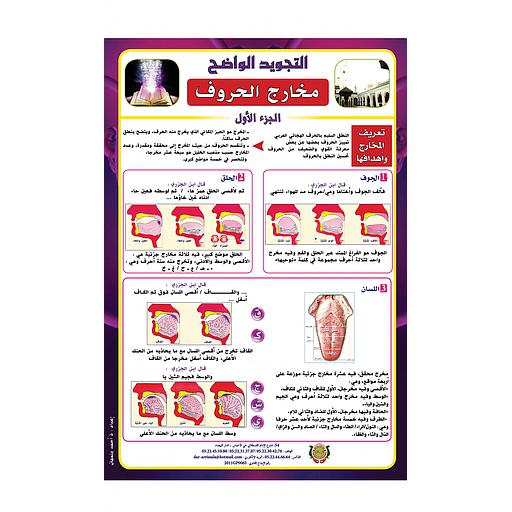 صويرات تعليمية التجويد الواضح مخارج الحروف ج1