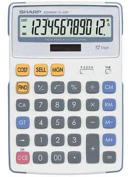 Calculatrice Sharp - EL-338F - 12 Chiffres