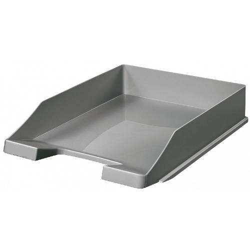 Panier à courrier  - Plastique gris