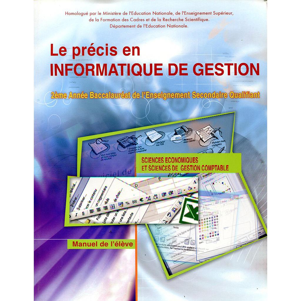 Le précis en informatique de gestion 2éme année Bac