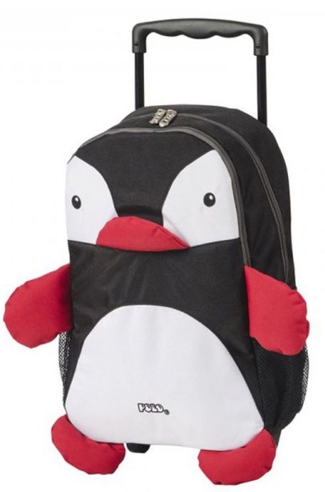 Cartable à roulette 3D Pingouin