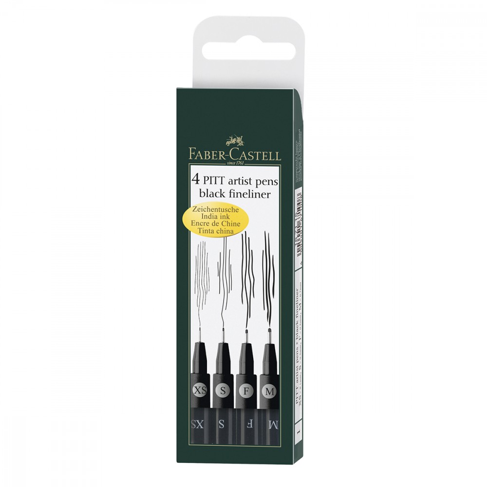 Set de 4 Stylos Feutres PITT