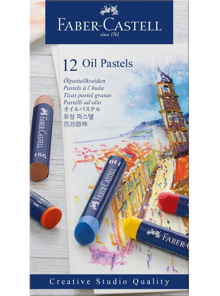 Pastel à l'huile 12 Pastel