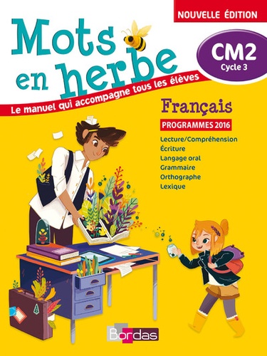 Mots en herbe CM2 - Manuel - 2017