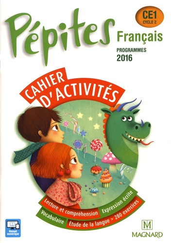 Pépites Français CE1 - Cahier d'activités, Prog. 2016