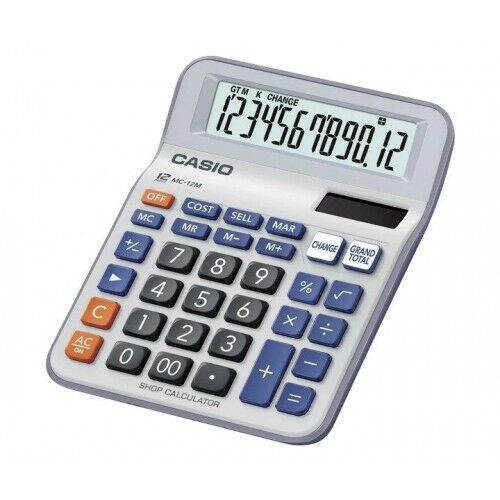 Calculatrice Casio - MC-12M - 12 Chiffres