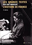 Les grands textes qui ont marqué l'histoire de France