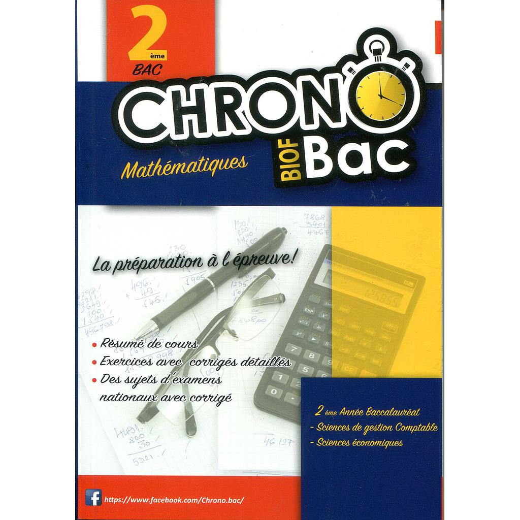Chrono Mathématiques 2 Bac sc de gestion comptable sc économiques