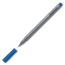 Feutres Faber Castell Fin pen 0.4 Bleu