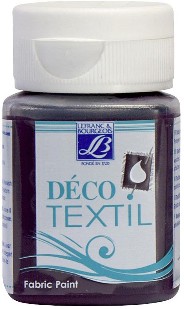 Peinture pour tissus Déco textile -prune-plum- 50ml