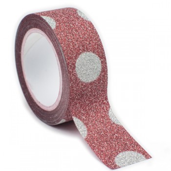 Ruban adhésif à paillettes -Cléopätre 15 mm x 5 m-couleurs