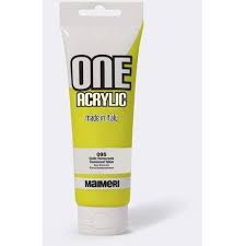 Peinture Acrylique Maimeri-120ml. 095 fluorescent yellow