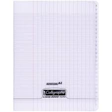 Cahier Piqué Répertoire 17 x 22 96P 5 x 5 70G Polypro