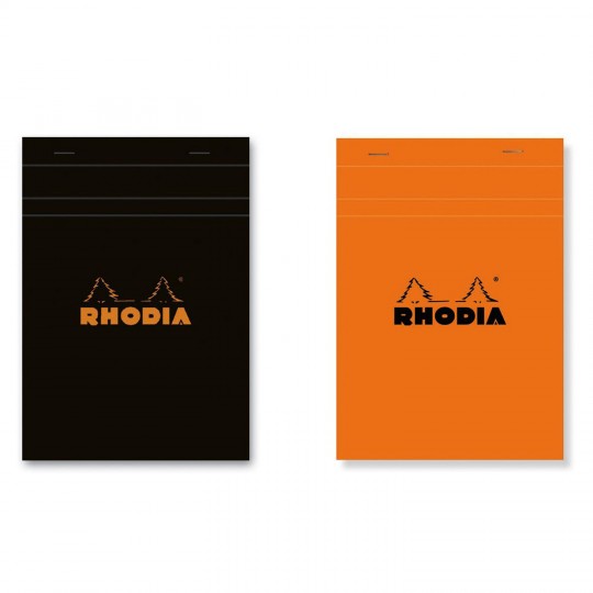 Bloc Note Orange N°16 Polypro quadrillé 5x5 orange