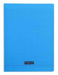 Cahier Pique Séyès 8000 Polypro  24*32 Piqué 96p 90g Bleu