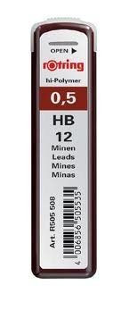 Mines 0,5 HB Boite de 12