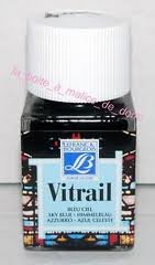 Peinture pour vitrail Lefranc &amp; Bourgeois  - 50ml - Bleu